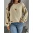 Plus Size - Plus Size - Plus Size Women'S Sweater - Cozy Long Sleeve Pullover with Pattern, Soft Stretchy Fabric, Casual Crew Neck Top for Spring/Fall, Casual Wear Sweater, |casual Style Sweater|stretchy Fabric Sweater