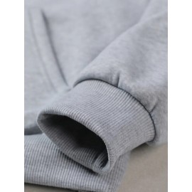 Women'S Cozy Fleece Hoodie with Humorous 