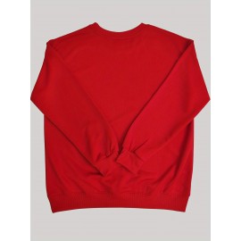 [Cozy Letter Print Sweatshirt] Cozy Plus Size Women's AMAZING GRACE Letter Print Sweatshirt | Long Sleeve Crewneck Pullover with Floral Accents, Machine Washable Polyester, Relaxed Fit for Fall & Winter Casual Wear, Cute Sweatshirts