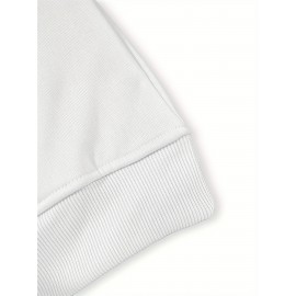 Women's Light Green Hooded Sweatshirt Dress with Inspirational 