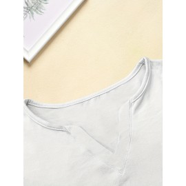 Women'S Casual V-Neck T-Shirt with 