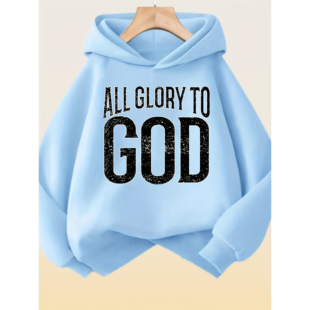 Women's Hoodie - Rich Red Religious Apparel Sweatshirt, Machine Washable Polyester Pullover for Church, Casual Attire & Cold Weather - Fall/Winter Clothing
